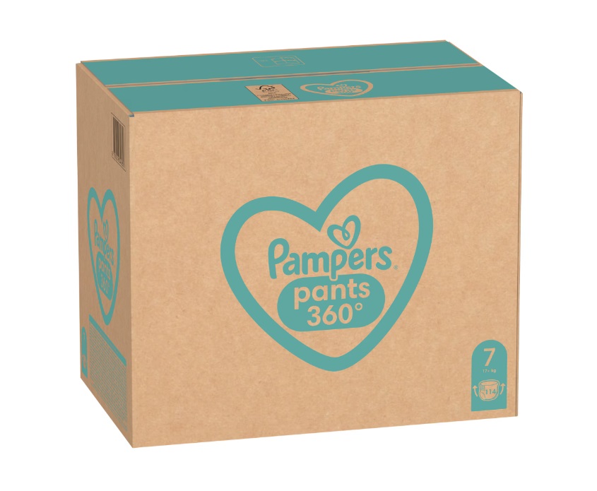 Scutece-chilotel Pampers Pants XXL Box marimea 7 17+ kg 114 buc - 2 | YEO