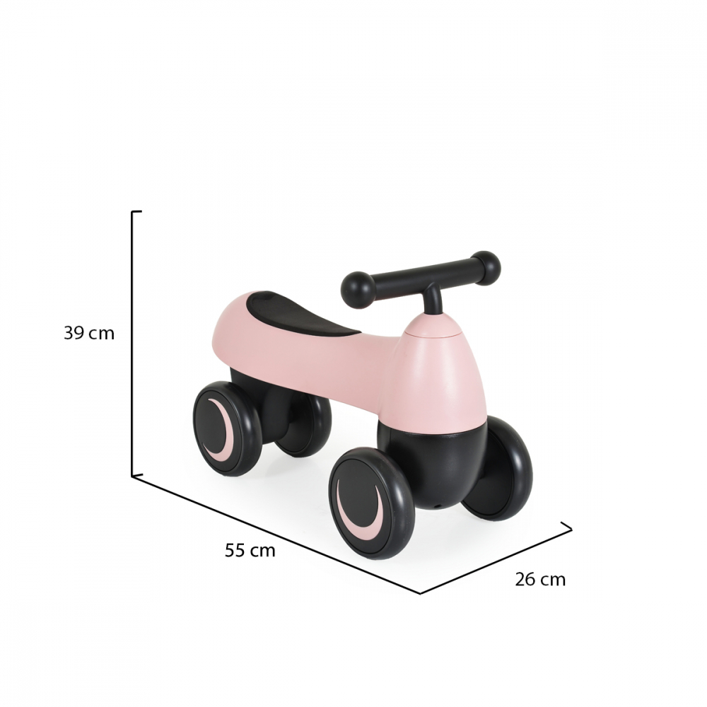 Vehicul fara pedale Byox Mini Car Bugsy Roz - 4 | YEO