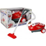 Aspirator Vacuum Cleaner de jucarie cu sunete si lumina LED Red White