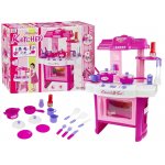 Bucatarie electronica pentru copii accesorizata Little Chef Pink