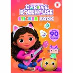 Carte cu abtibilduri reutilizabile Gabbys Dollhouse