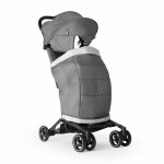 Carucior sport ultracompact pana la 22 kg cu accesorii incluse Kidnort Snopetrel Grey