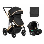 Carucior transformabil 3 in 1 KikkaBoo Darling Black 2024 i-Size