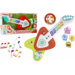 Chitara cu clape touch multicolore Globo Vitamina G sunete diverse instrumente muzicale