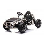 Kart electric 24V pentru copii cu roti EVA scaun din piele Black