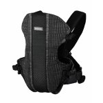 Marsupiu ergonomic reglabil KikkaBoo Gwen Fly tricot DeLux Negru