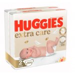 Pachet scutece Huggies Extra Care 2 Mega 4-6 kg 164 buc