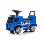 Masinuta pentru copii fara pedale Mercedes Politia Mandelli, recomandata copiilor intre 1 -3 ani, spatiu de depozitare sub scaun, sunete si lumini, greutatea maxima admisa 25 kg