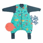 Sac de dormit cu picioruse si maneca lunga detasabila Under the Sea 70 cm + manseta 3.5 Tog