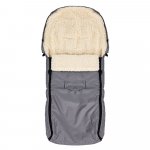 Sac de dormit impermeabil de lana Nativo Winter 110x40 cm pentru landou/carucior/sanie Gri