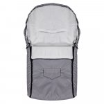 Sac de dormit impermeabil polar Nativo 95x40 cm Gri