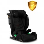 Scaun auto cu isofix Nukido I-SIZE 100-150 cm Louis Soft Negru