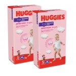 Scutece-chilotel Huggies Pants Mega pack Nr 5-48 buc, 2x48 buc Girl 12-17 kg 96 buc