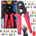 Set cleste de sertizare cu 1200 terminali de 0.25 si 10 mm2 in caseta