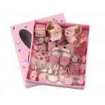 Set clame si accesorii pentru par in cutie Powder Pink Fashionista