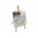 Set creativ Fine Art sevalet din lemn si canvas preimprimat Venetia