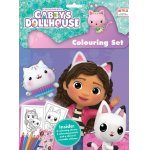 Set de colorat cu abtibilduri reutilizabile Gabbys Dollhouse