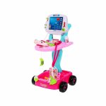 Set medical cu carucior pentru Resuscitare Little Doctor Pink