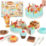 Set tort aniversar cu 75 elemente Blue