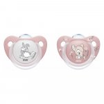 Set 2 suzete Nuk Disney Bambi Silicon M 0-6 luni