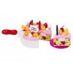 Set tort aniversar de fructe pentru feliat cu prindere velcro