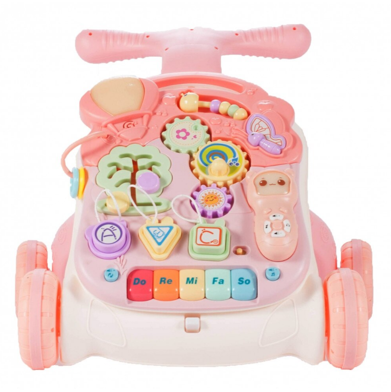 Antepremergator interactiv 2 in 1 Musical Pink - 3 | YEO