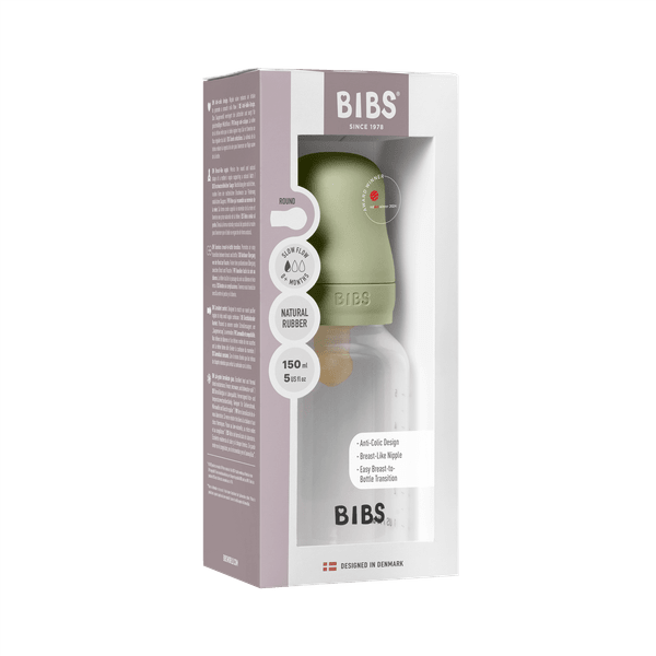 Set complet biberon anticolici Bibs 150 ml Latex Sage - 2 | YEO