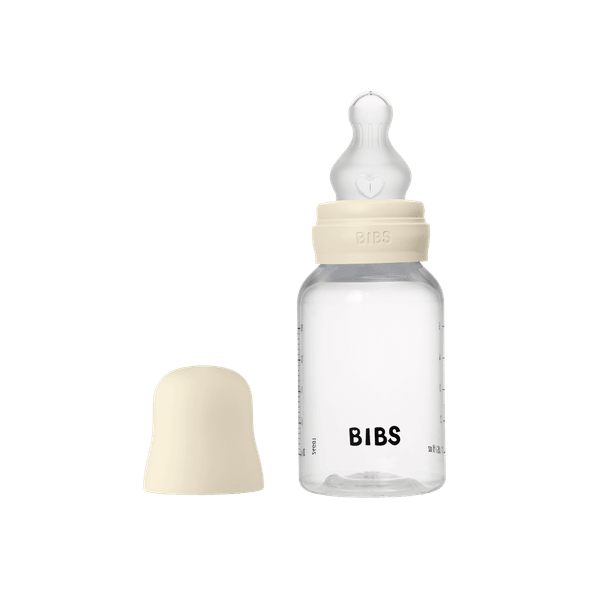 Set complet biberon anticolici Bibs 150 ml Silicon Ivory