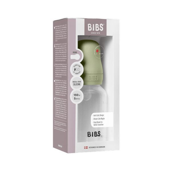 Set complet biberon anticolici Bibs 150 ml Silicon Sage - 1 | YEO