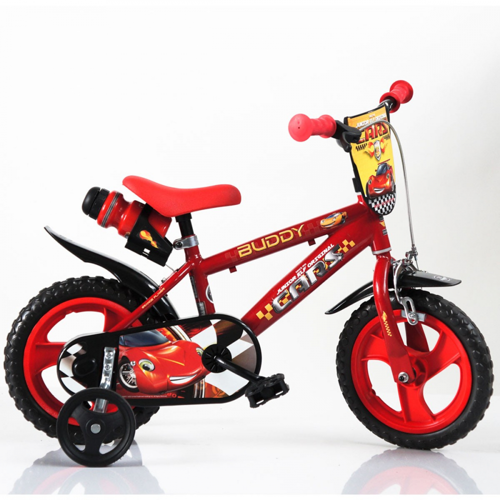 Bicicleta pentru copii Cars DB-412UL-CR Dino Bikes, 12 inch - 1 | YEO