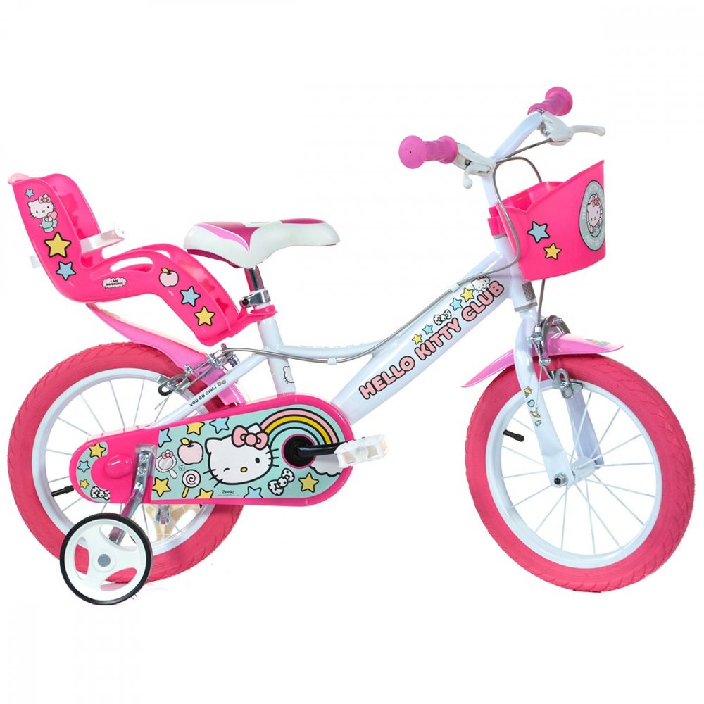 Bicicleta pentru copii Hello Kitty Dino Bikes 14 inch - 1