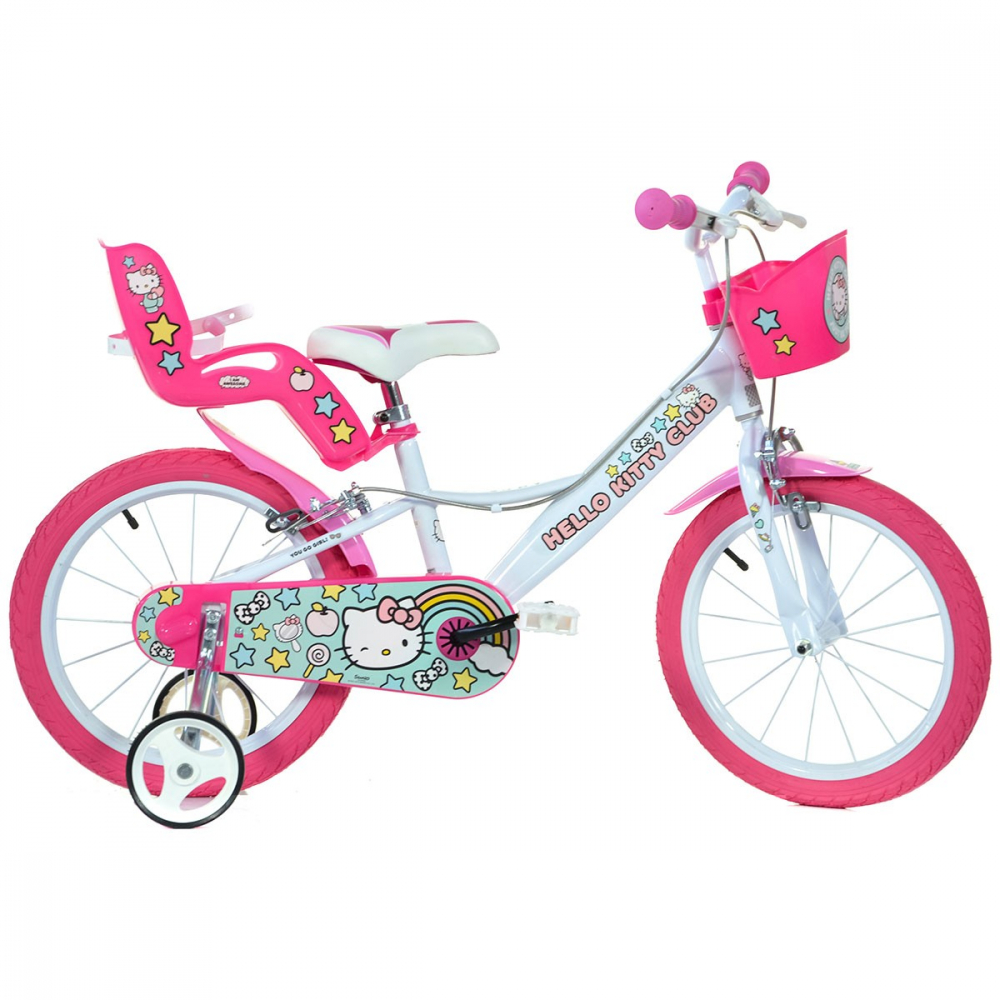 Bicicleta pentru copii Hello Kitty Dino Bikes 16 inch - 1 | YEO