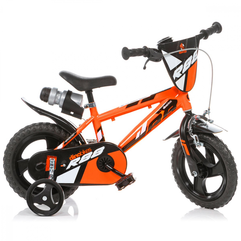 Bicicleta pentru copii model R88 Dino Bikes 12 inch orange - 1