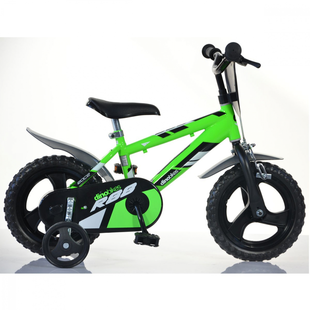 Bicicleta pentru copii model R88 Dino Bikes verde intens - 1 | YEO