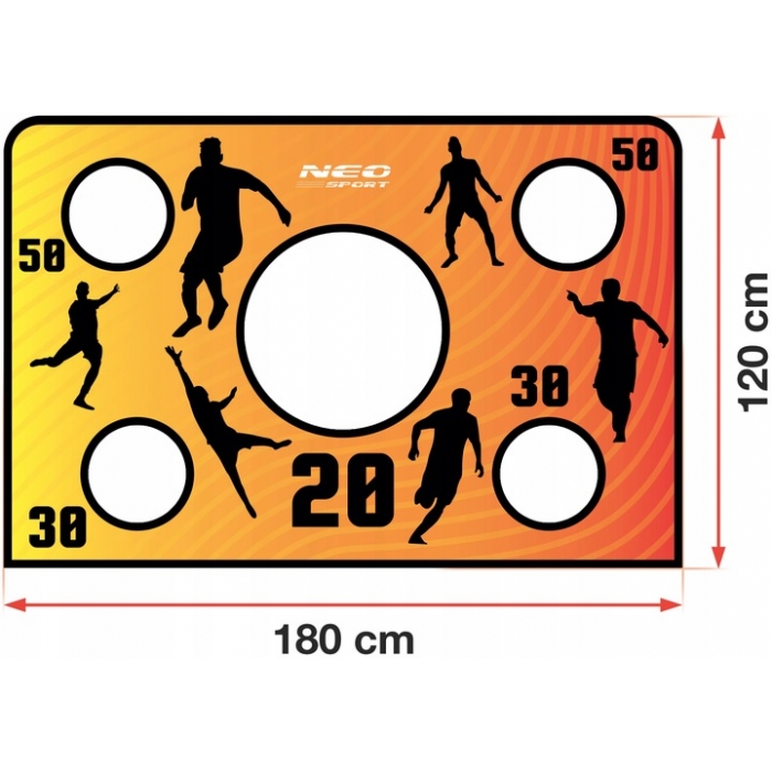 Covoras numerotat pentru poarta de fotbal 180 x 120 cm Neo-Sport - 2 | YEO