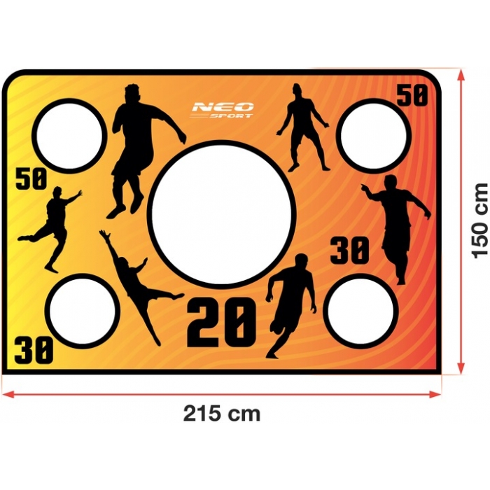 Covoras numerotat pentru poarta de fotbal 215 x 150 cm Neo-Sport - 2 | YEO