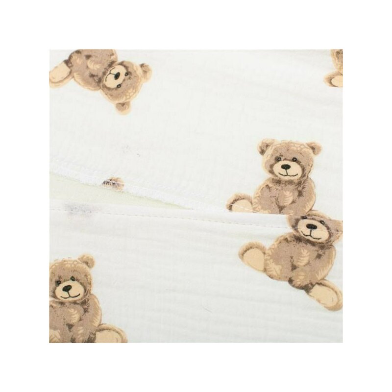 Fata de perna New Baby Basic din bumbac 30x37 cm bear