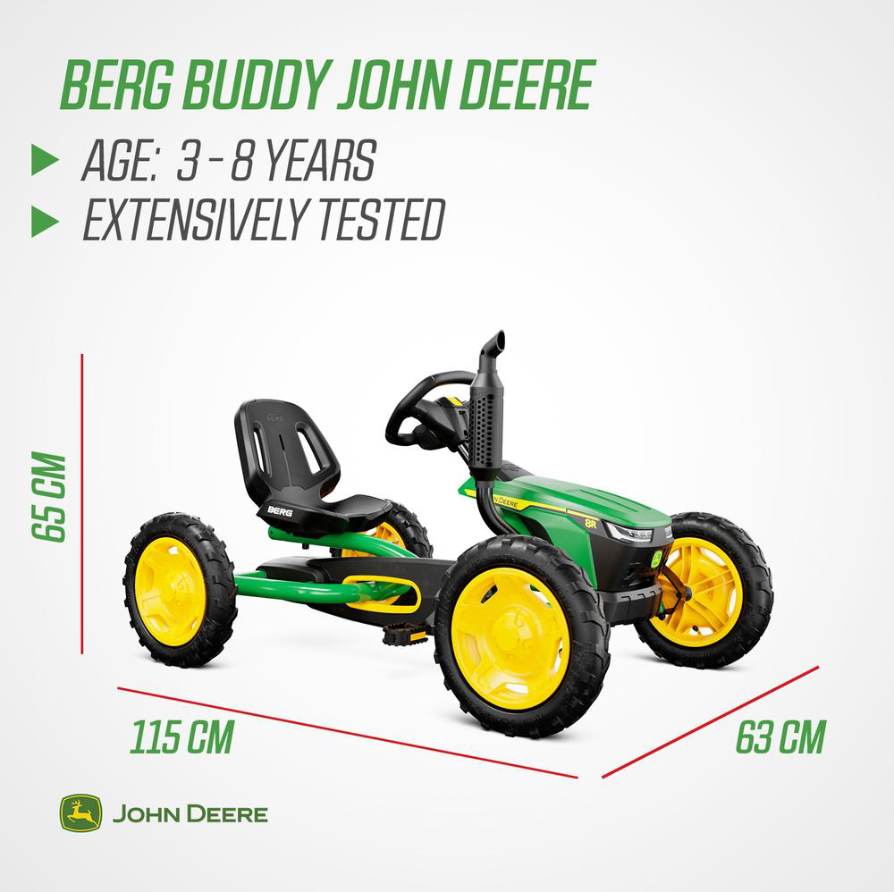 Kart Berg Buddy John Deere New - 4 | YEO