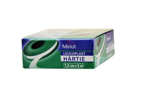 Leucoplast hartie Minut 1.5 cm x 5 m