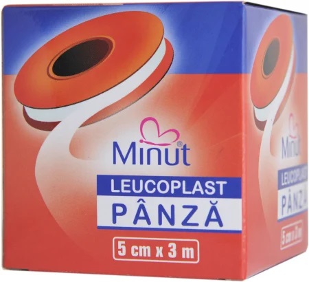 Leucoplast panza Minut 5 cm x 3 m