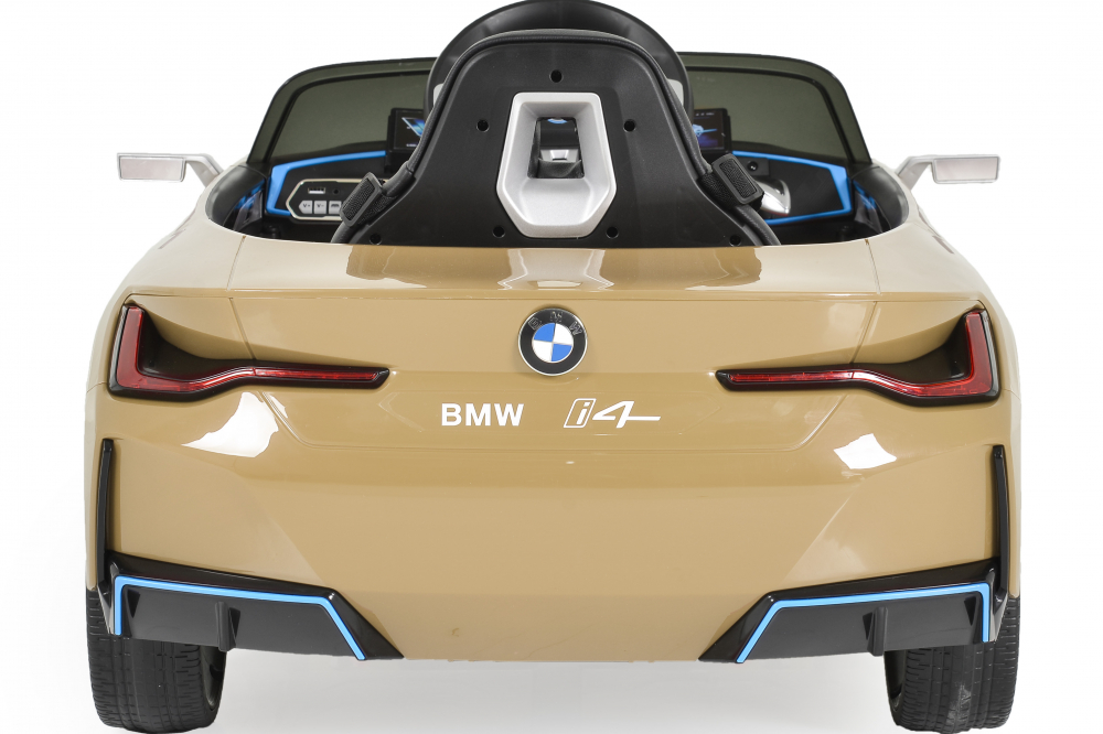 Masinuta electrica 12V cu echipare premium ,deschidere usi si licenta BMW I4 Champaign - 5