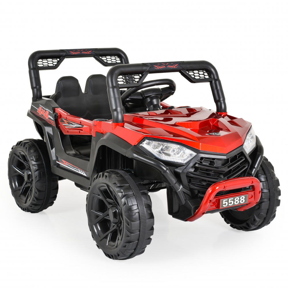 Masinuta electrica 70W 12V cu telecomanda Fast UTV painting Red - 7