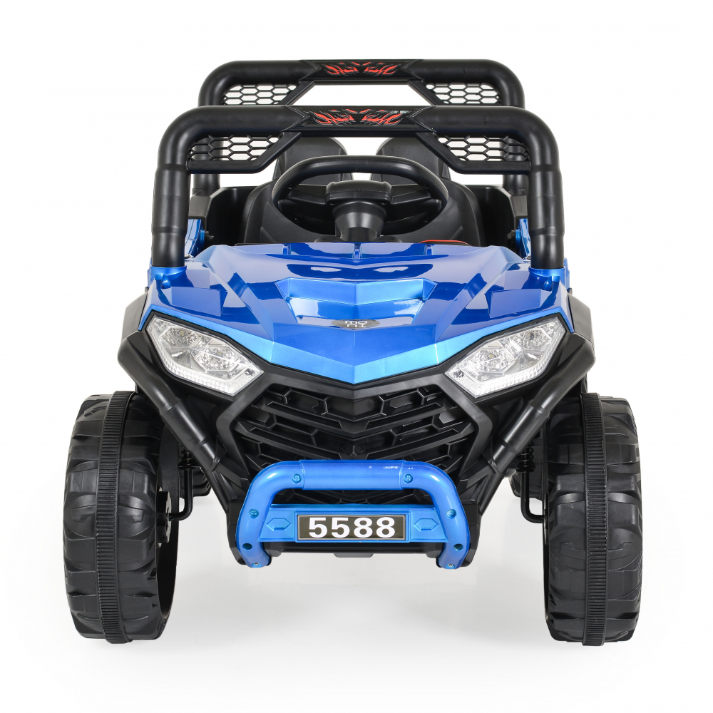 Masinuta electrica 12V cu telecomanda Fast UTV painting blue - 2