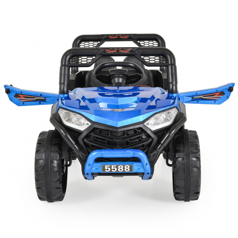 Masinuta electrica 12V cu telecomanda Fast UTV painting blue - 4