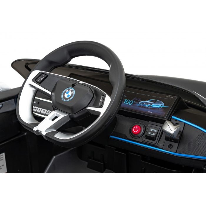 Masinuta electrica cu telecomanda BMW I4 negru - 9