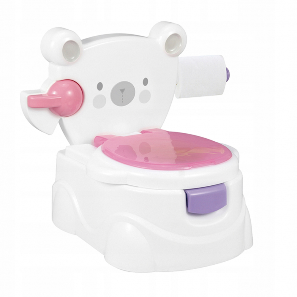 Olita interactiva educationala 2in1 Teddy Bear Pink - 5 | YEO