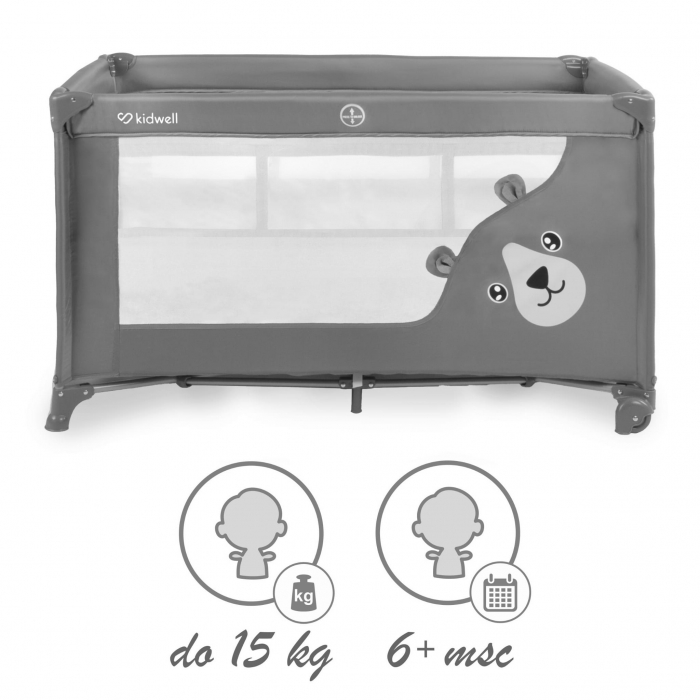 Patut pliabil Kidwell Blissy Duo gray - 2