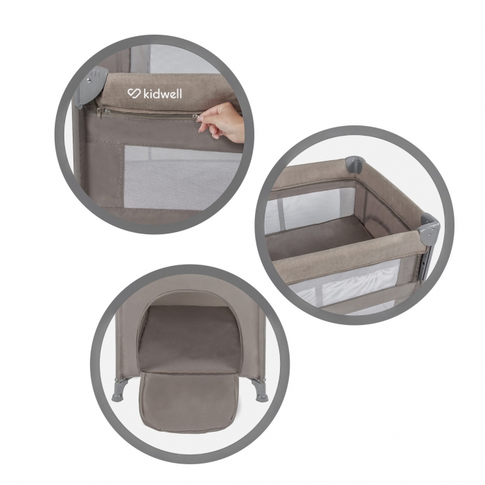 Patut pliabil Kidwell Blissy Lift beige - 11