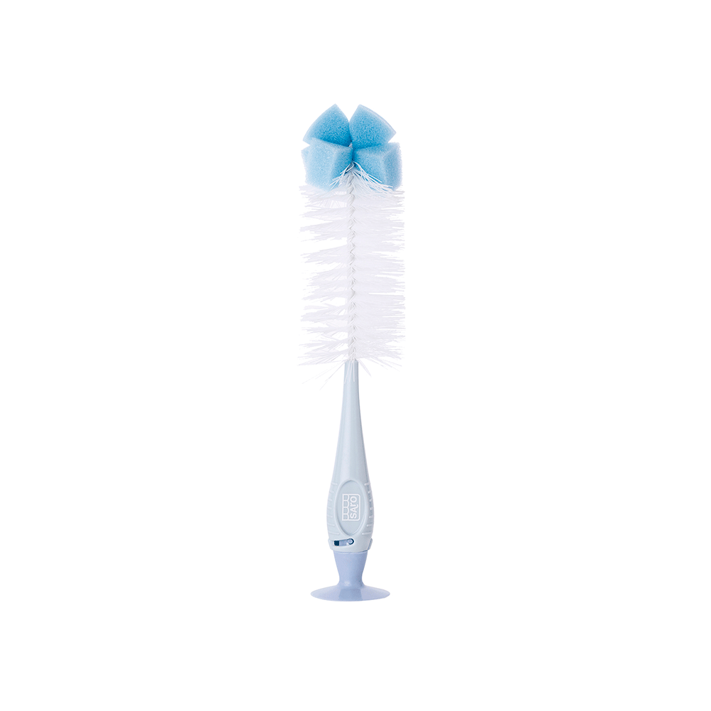 Perie pentru curatat biberoane si tetine Saro Baby blue - 1 | YEO