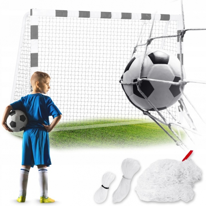 Plasa pentru poarta de fotbal 300 x 200 x 120 cm Neo-Sport - 3